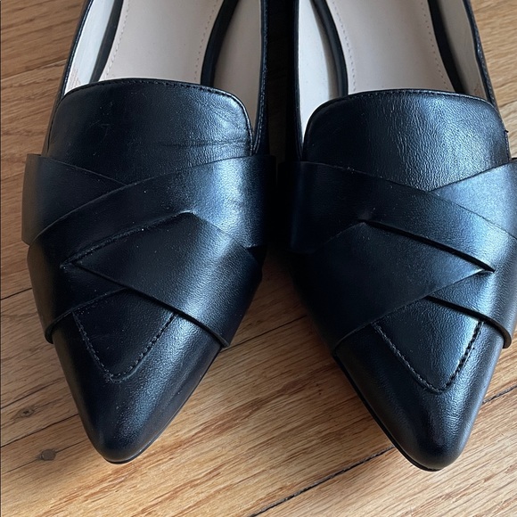 NEW Cole Haan Women's Camila Skimmer Black Pointed Loafers 6.5M - Picture 4 of 9